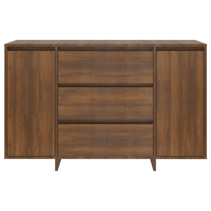 vidaXL Sideboard mit 3 Schubladen Braun Eichen-Optik 120x41x75 cm