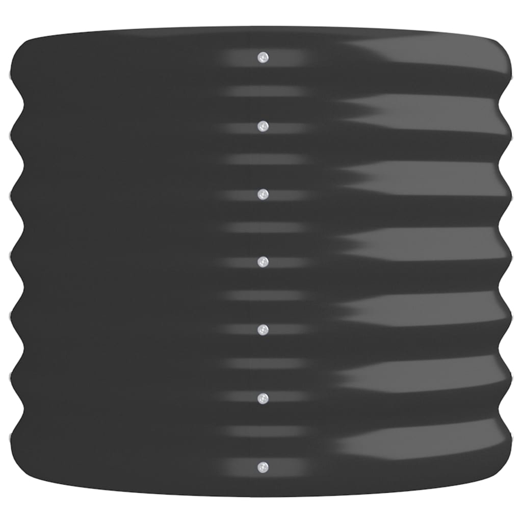 Hochbeet Verzinkter Stahl 152x40x36 cm Anthrazit