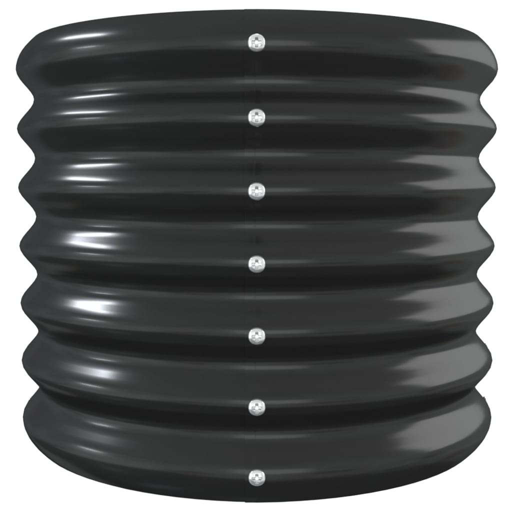 Hochbeet Verzinkter Stahl 260x40x36 cm Anthrazit