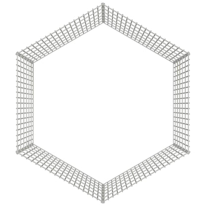 Freilaufgehege 6-teilig 54x60 cm Verzinktes Eisen