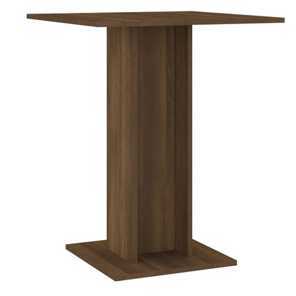 Bistrotisch Braun Eichen-Optik 60x60x75 cm Holzwerkstoff