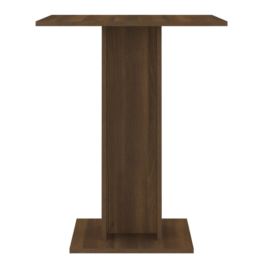 Bistrotisch Braun Eichen-Optik 60x60x75 cm Holzwerkstoff