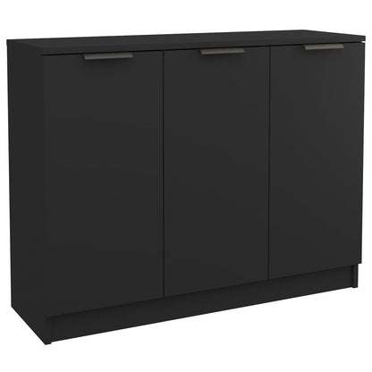 Sideboard Schwarz 90,5x30x70 cm