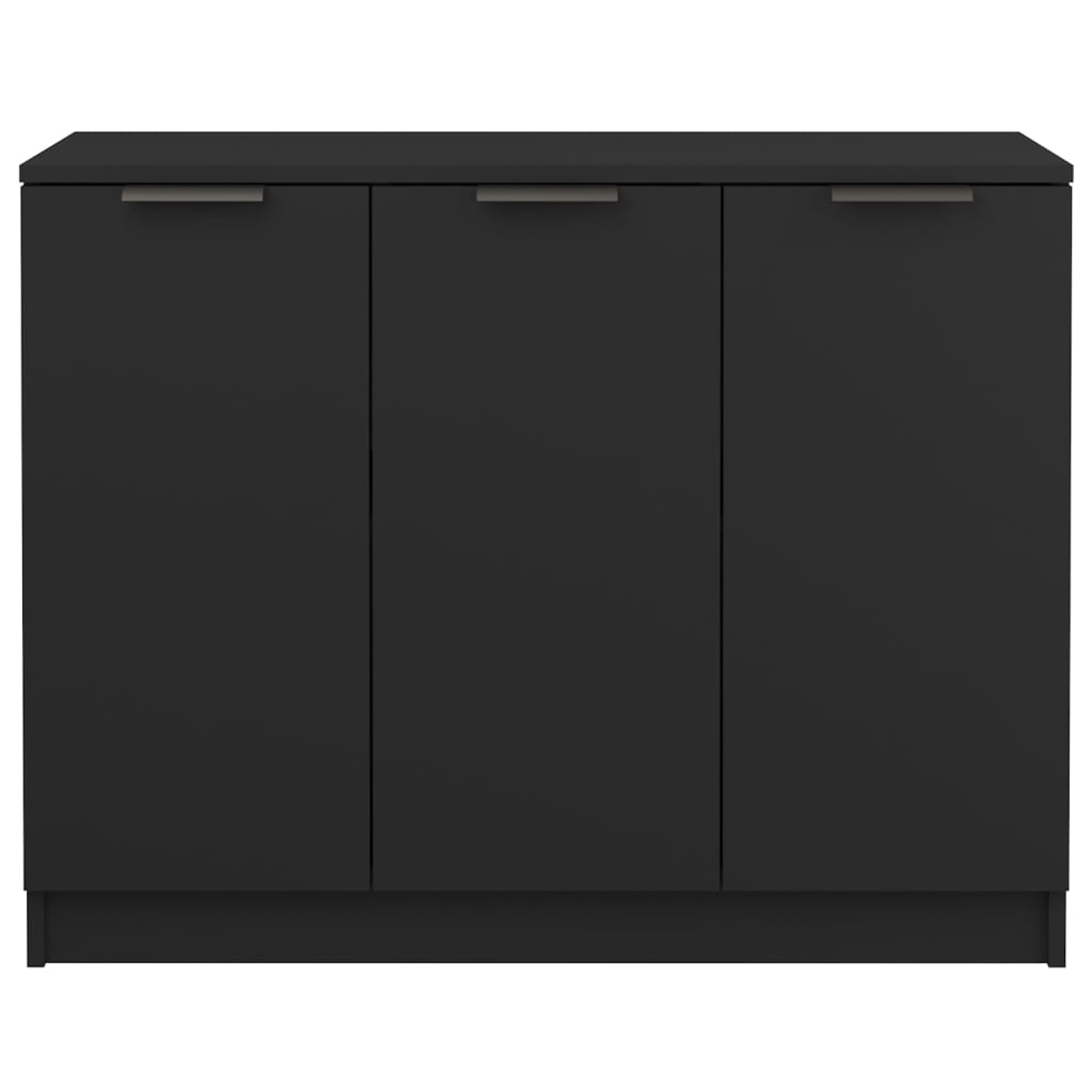 Sideboard Schwarz 90,5x30x70 cm