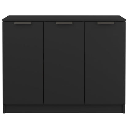 Sideboard Schwarz 90,5x30x70 cm