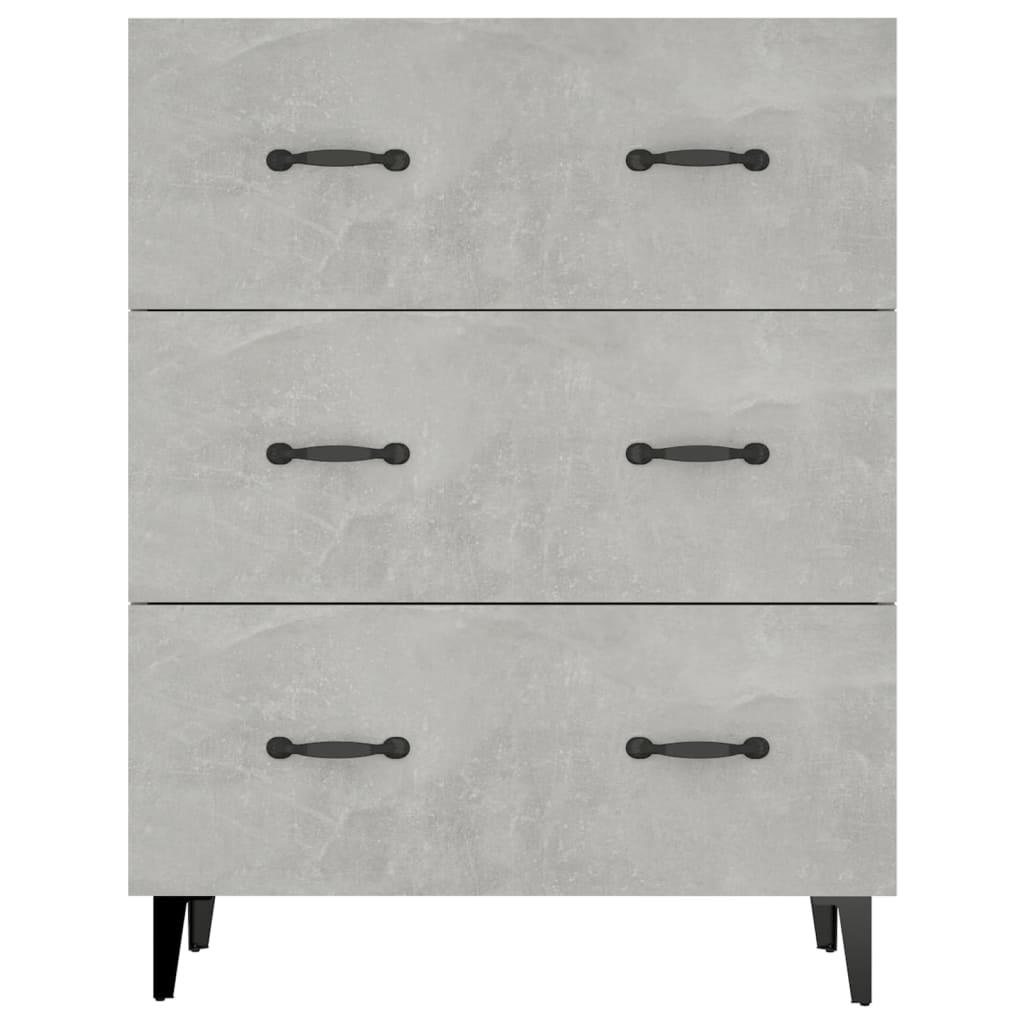 Sideboard Betongrau 69,5x34x90 cm