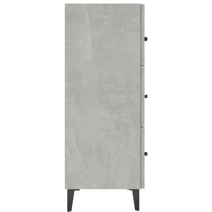 Sideboard Betongrau 69,5x34x90 cm