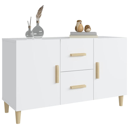 Sideboard Hochglanz-Weiß 100x36x60 cm