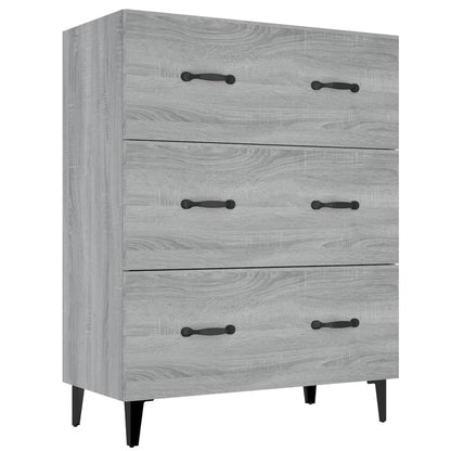 Sideboard Grau Sonoma 69,5x34x90 cm Holzwerkstoff