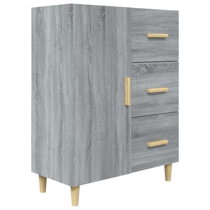 Sideboard Grau Sonoma 69,5x34x90 cm Holzwerkstoff