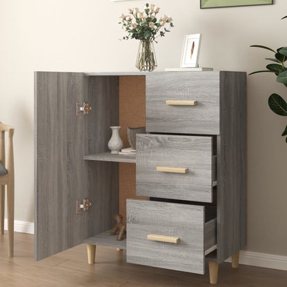 Sideboard Grau Sonoma 69,5x34x90 cm Holzwerkstoff