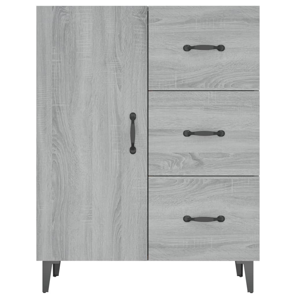 Sideboard Grau Sonoma 69,5x34x90 cm Holzwerkstoff