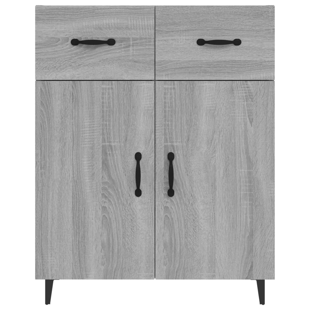 Sideboard Grau Sonoma 69,5x34x90 cm Holzwerkstoff