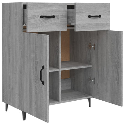 Sideboard Grau Sonoma 69,5x34x90 cm Holzwerkstoff