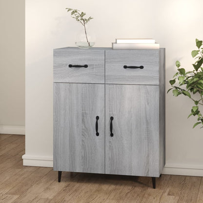 Sideboard Grau Sonoma 69,5x34x90 cm Holzwerkstoff