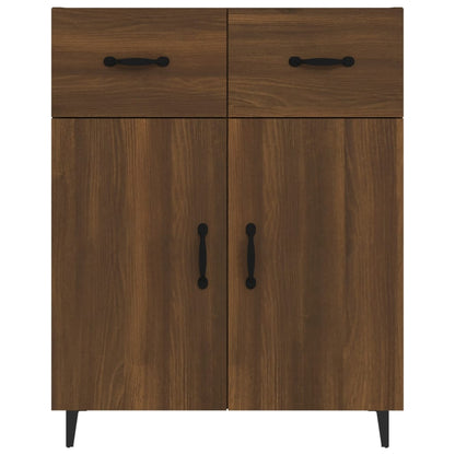 Sideboard Braun Eichen-Optik 69,5x34x90 cm Holzwerkstoff