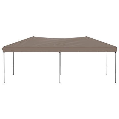 Partyzelt Faltbar Taupe 3x6 m