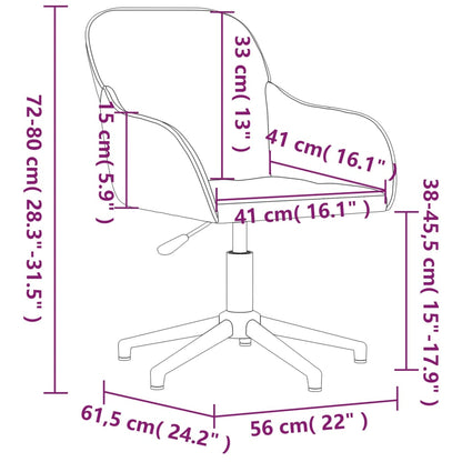 Esszimmerstühle 2 Stk. Drehbar Gelb Samt