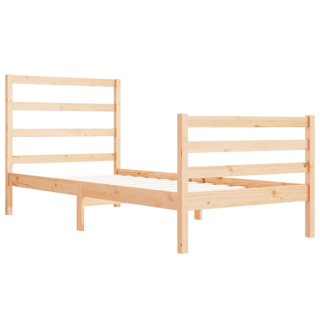 Massivholzbett Kiefer 90x190 cm