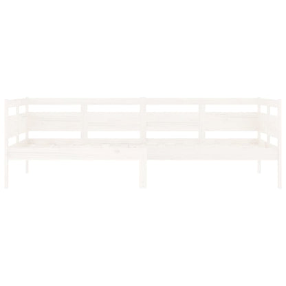 Tagesbett Weiß Massivholz Kiefer 90x200 cm