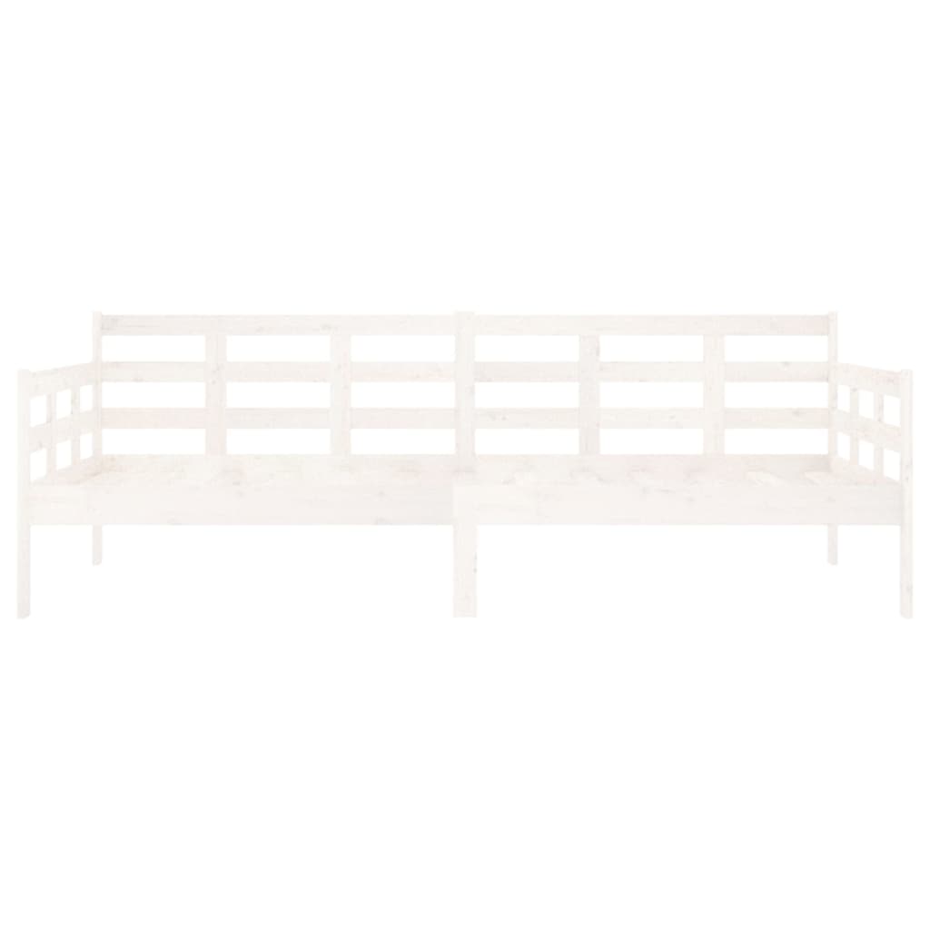 Tagesbett Weiß Massivholz Kiefer 90x200 cm