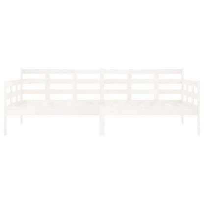Tagesbett Weiß Massivholz Kiefer 90x200 cm