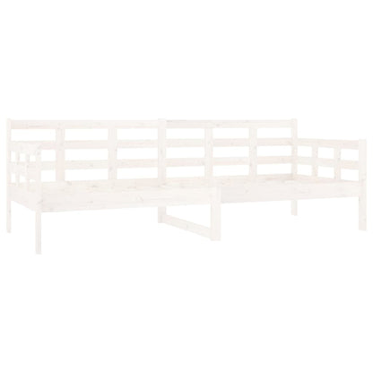 Tagesbett Weiß Massivholz Kiefer 80x200 cm