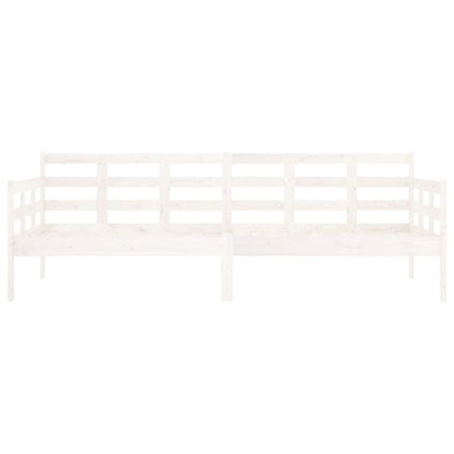 Tagesbett Weiß Massivholz Kiefer 80x200 cm