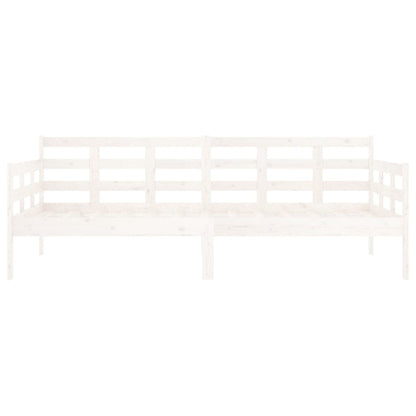 Tagesbett Weiß Massivholz Kiefer 90x190 cm