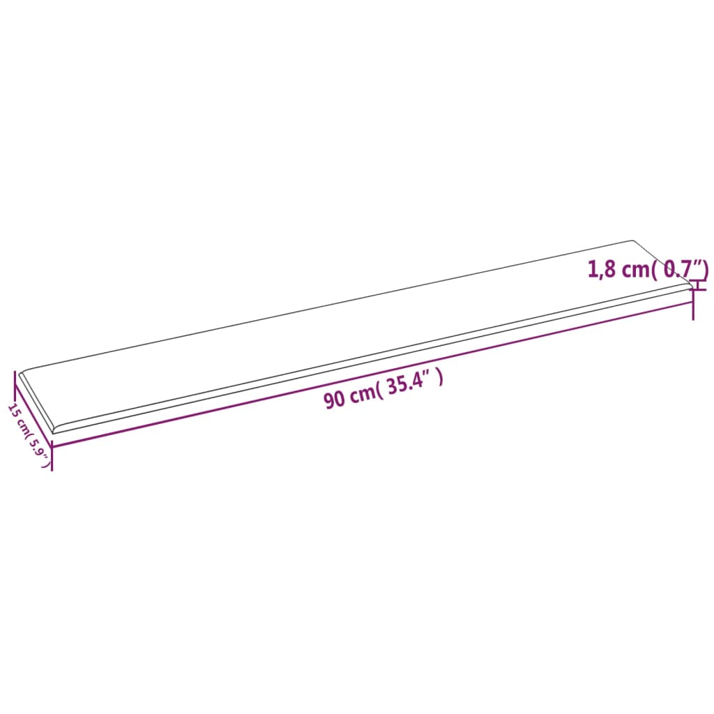 Wandpaneele 12 Stk. Braun 90x15 cm Kunstleder 1,62 m²