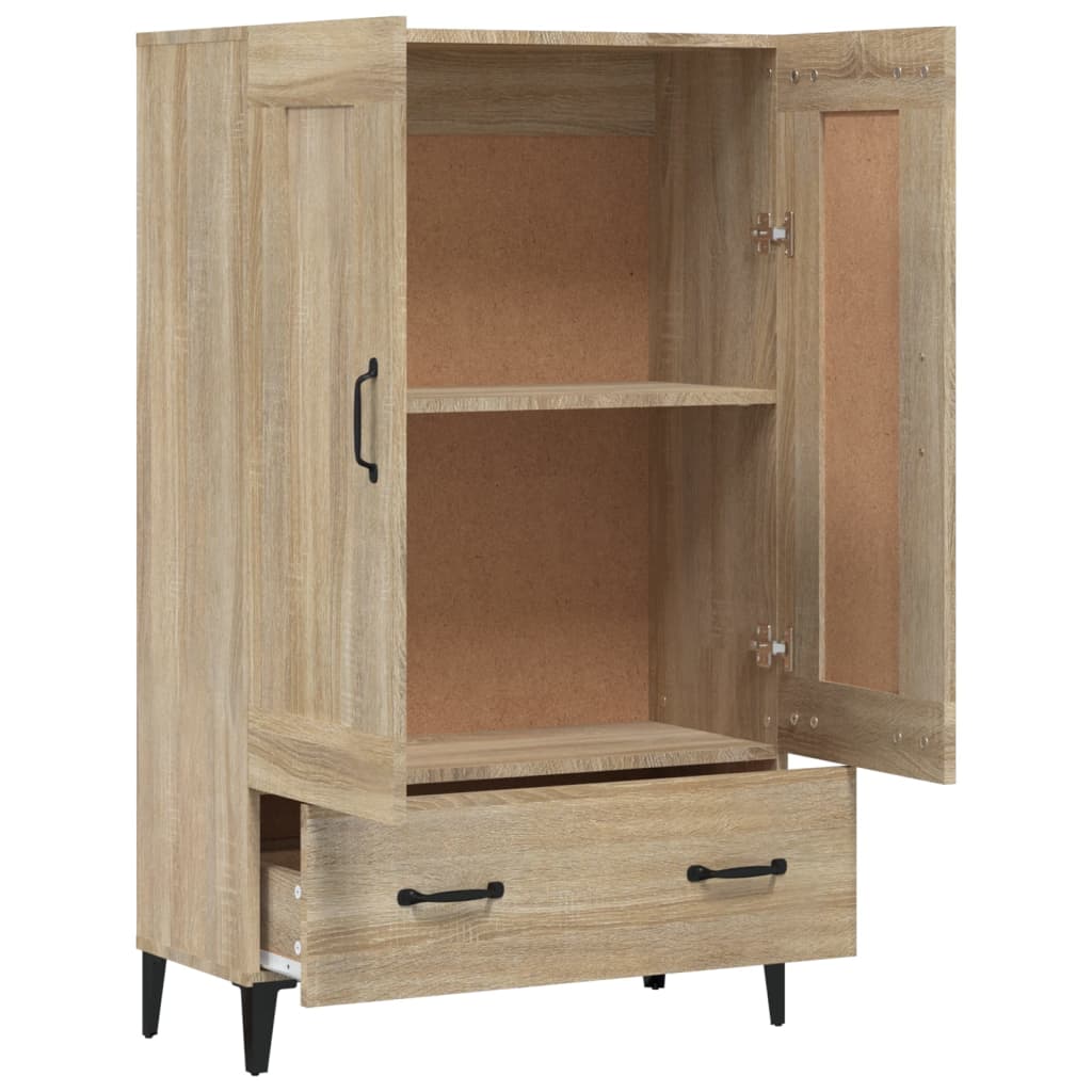 Highboard Sonoma-Eiche 70x31x115 cm Holzwerkstoff