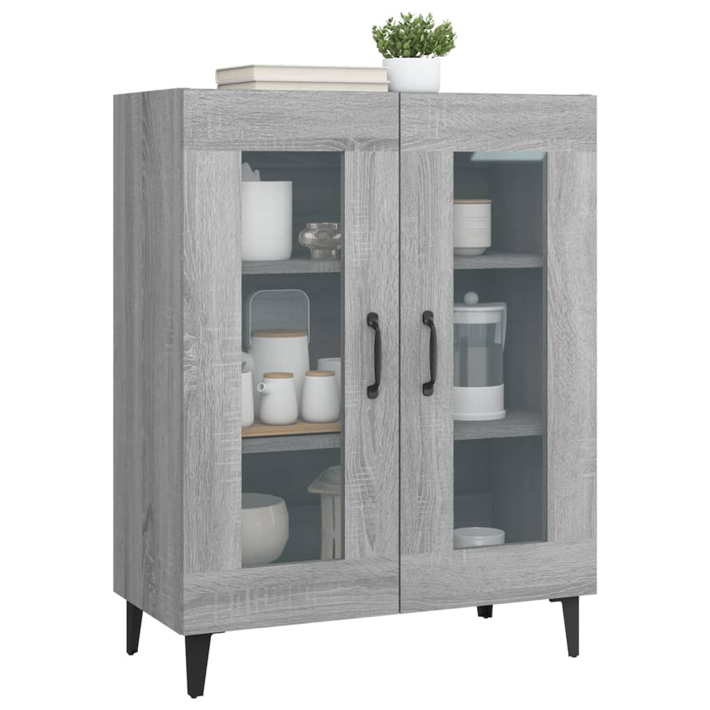 Sideboard Grau Sonoma 69,5x34x90 cm Holzwerkstoff