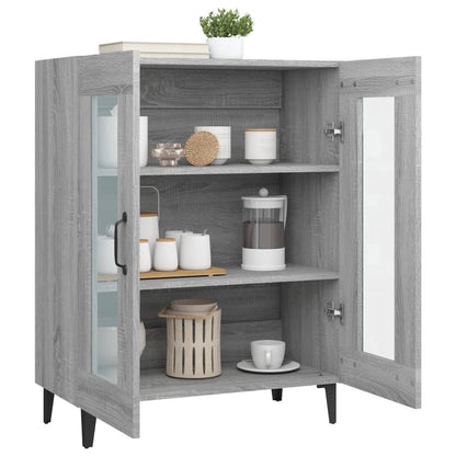 Sideboard Grau Sonoma 69,5x34x90 cm Holzwerkstoff