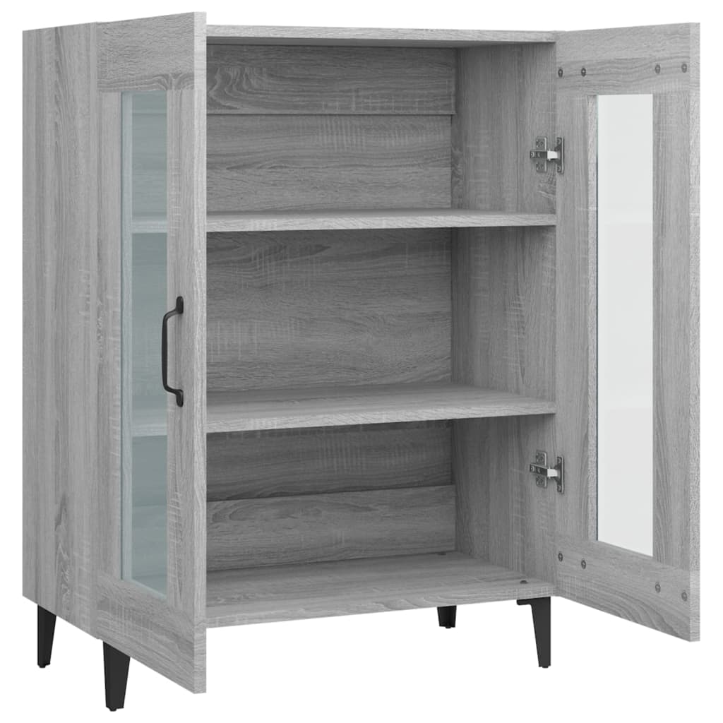 Sideboard Grau Sonoma 69,5x34x90 cm Holzwerkstoff