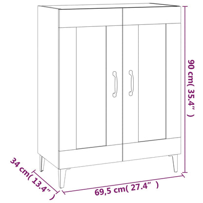 Sideboard Räuchereiche 69,5x34x90 cm