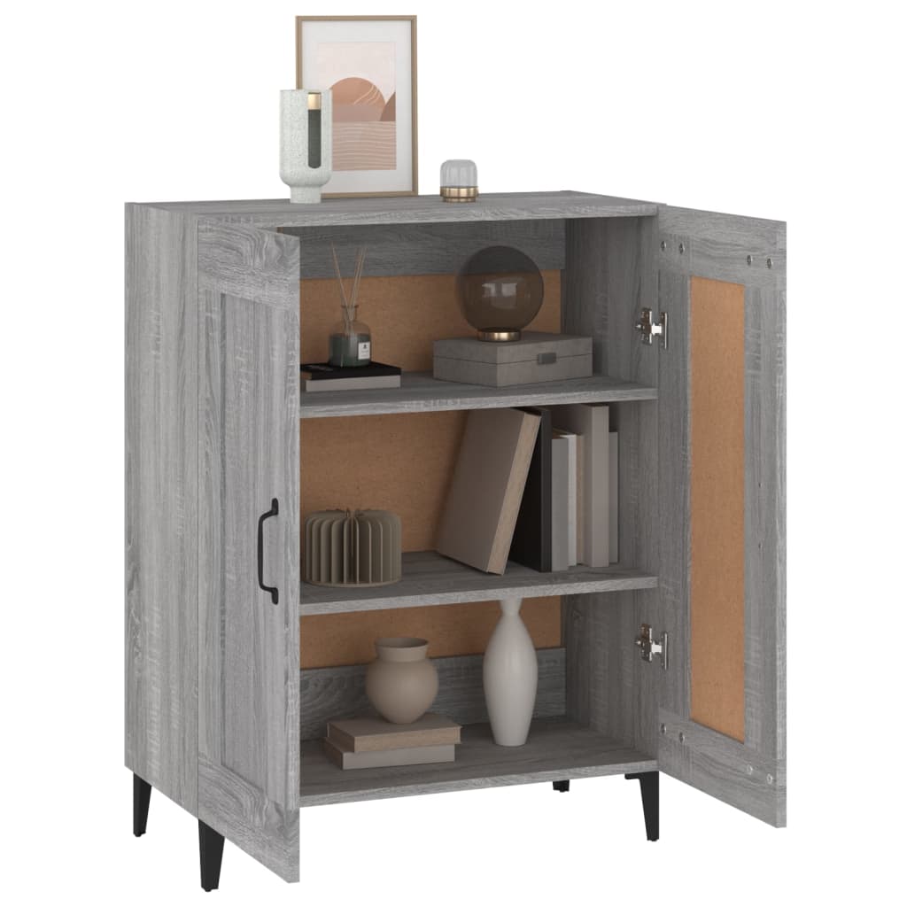 Sideboard Grau Sonoma 69,5x34x90 cm Holzwerkstoff