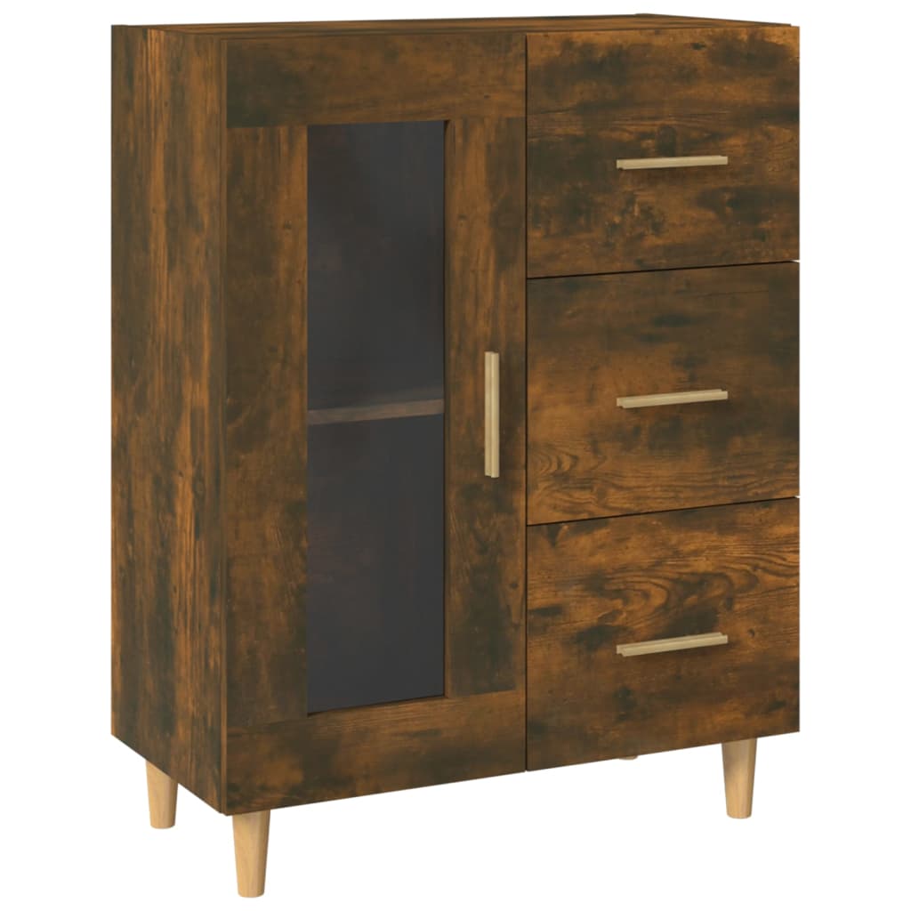 Sideboard Räuchereiche 69,5x34x90 cm Holzwerkstoff