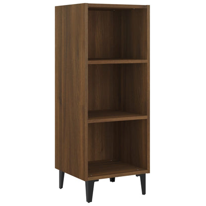 Sideboard Braun Eichen-Optik 34,5x32,5x90 cm