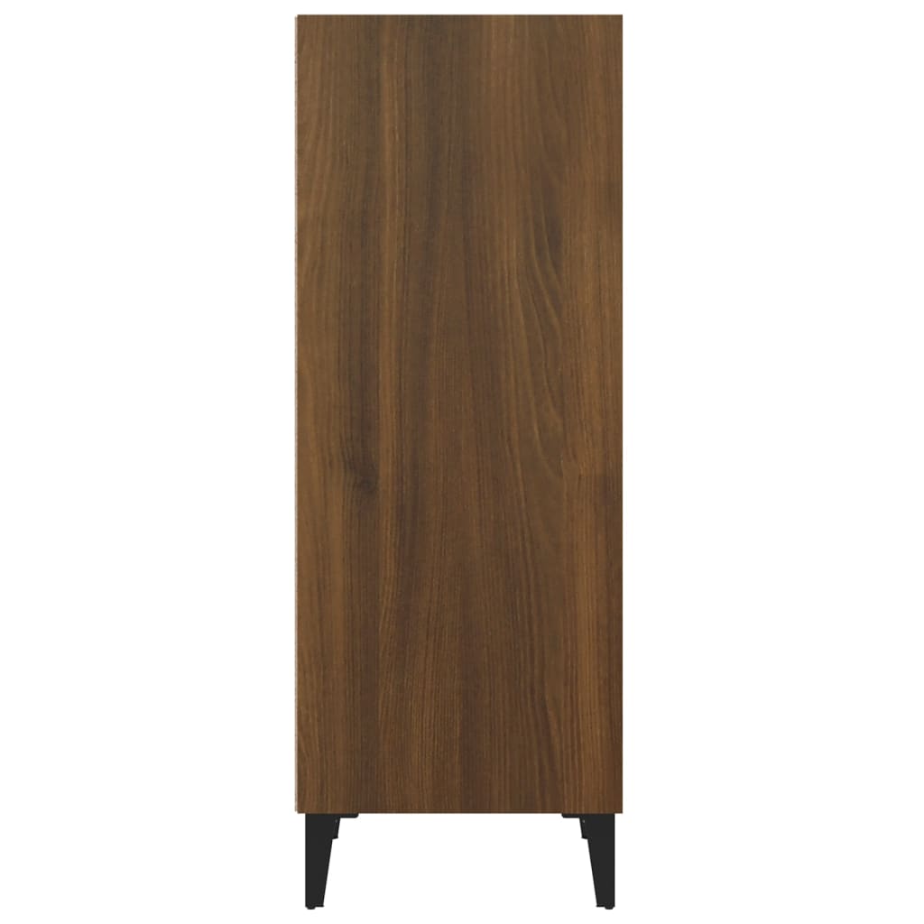 Sideboard Braun Eichen-Optik 34,5x32,5x90 cm