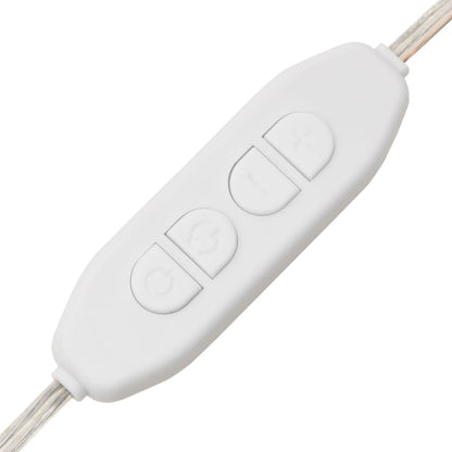 Schminktisch mit LED Grau Sonoma 74,5x40x141 cm