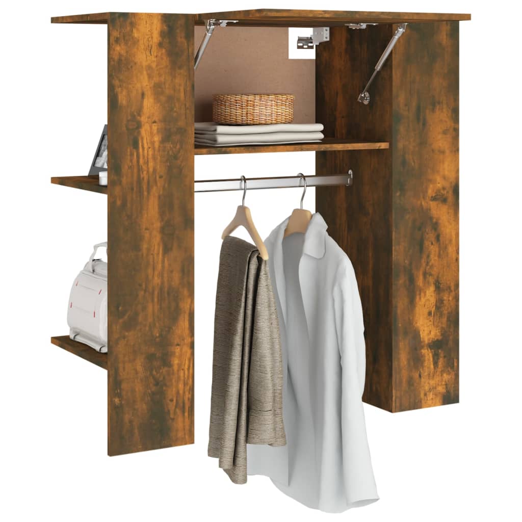 Flurschrank Räuchereiche 97,5x37x99 cm Holzwerkstoff