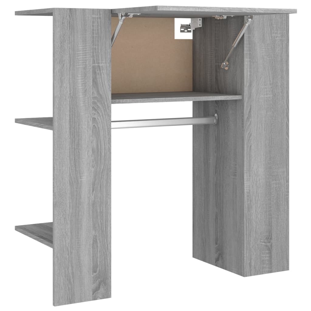 Flurschrank Grau Sonoma 97,5x37x99 cm Holzwerkstoff