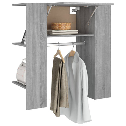 Flurschrank Grau Sonoma 97,5x37x99 cm Holzwerkstoff