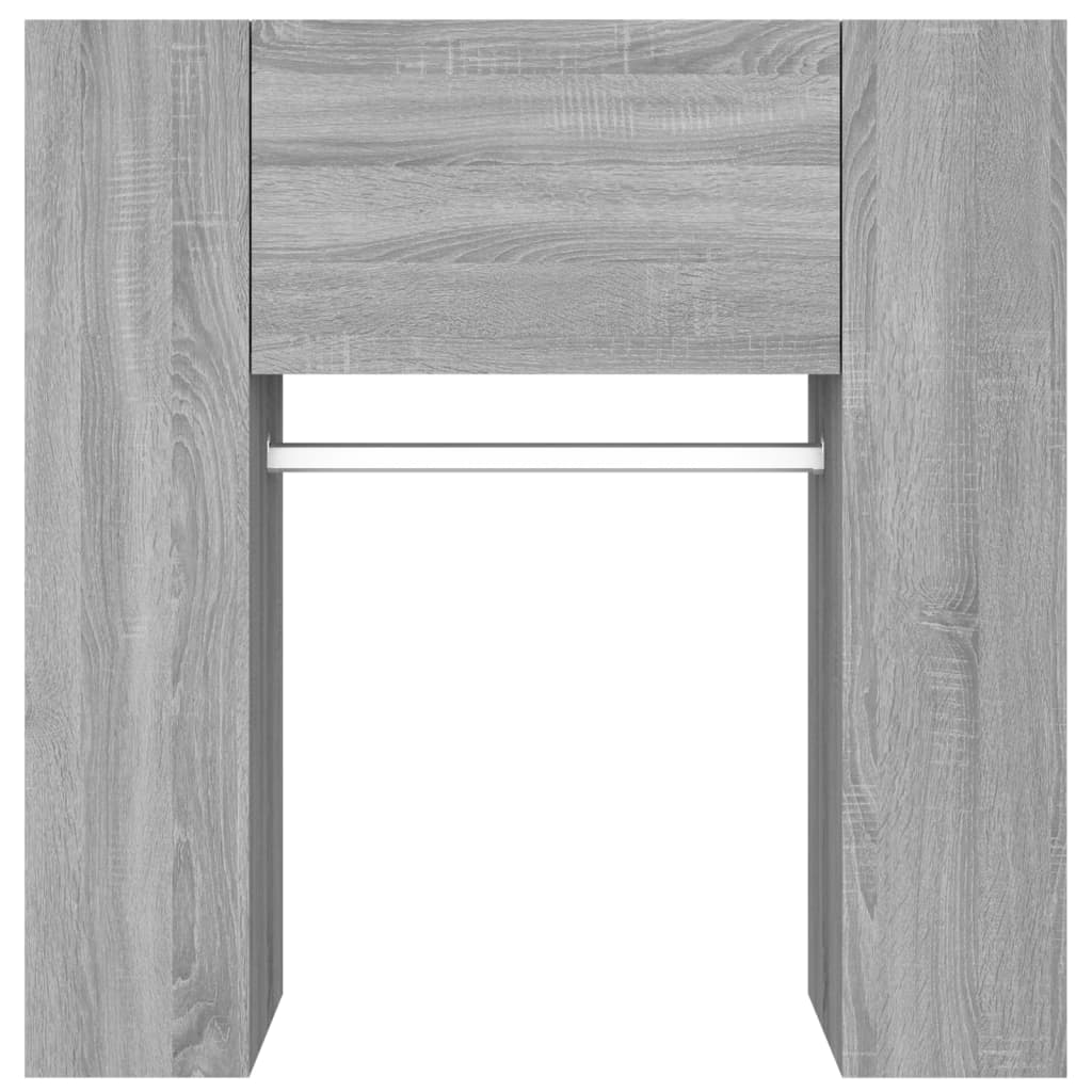 Flurschrank Grau Sonoma 97,5x37x99 cm Holzwerkstoff