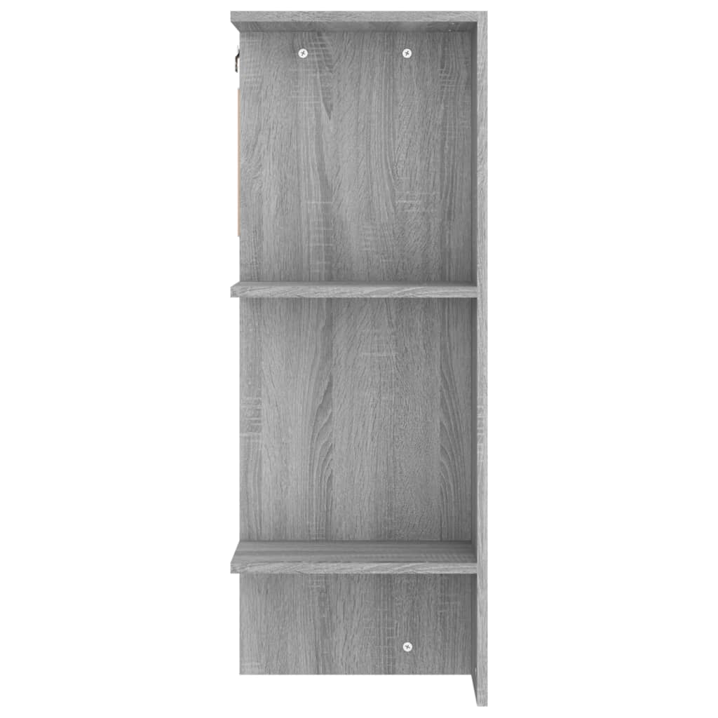 Flurschrank Grau Sonoma 97,5x37x99 cm Holzwerkstoff