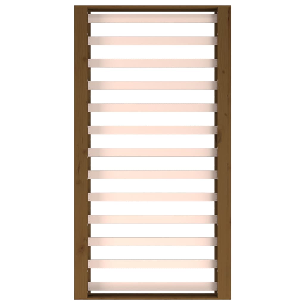 Massivholzbett Honigbraun 75x190 cm