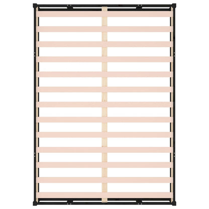 Massivholzbett Schwarz 160x200 cm