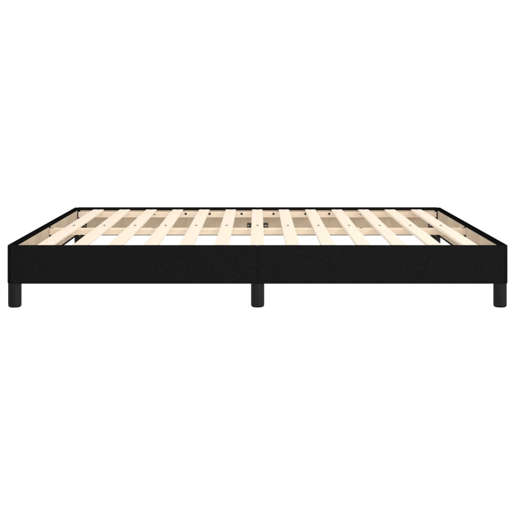 Bettgestell ohne Matratze Schwarz 180x200 cm Stoff