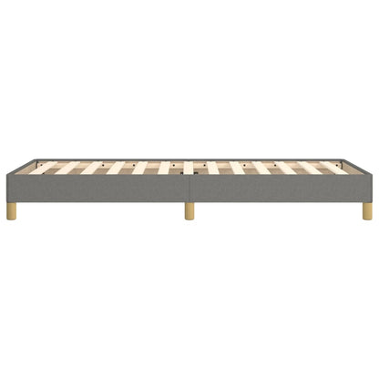Bettgestell ohne Matratze Dunkelgrau 90x190 cm Stoff