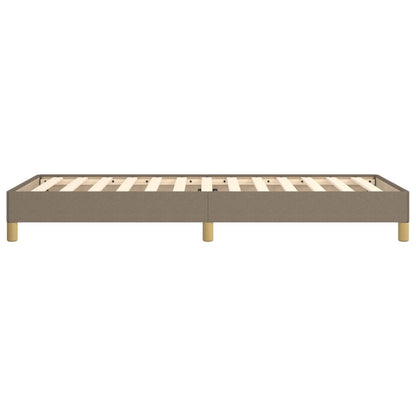 Bettgestell ohne Matratze Taupe 90x190 cm Stoff